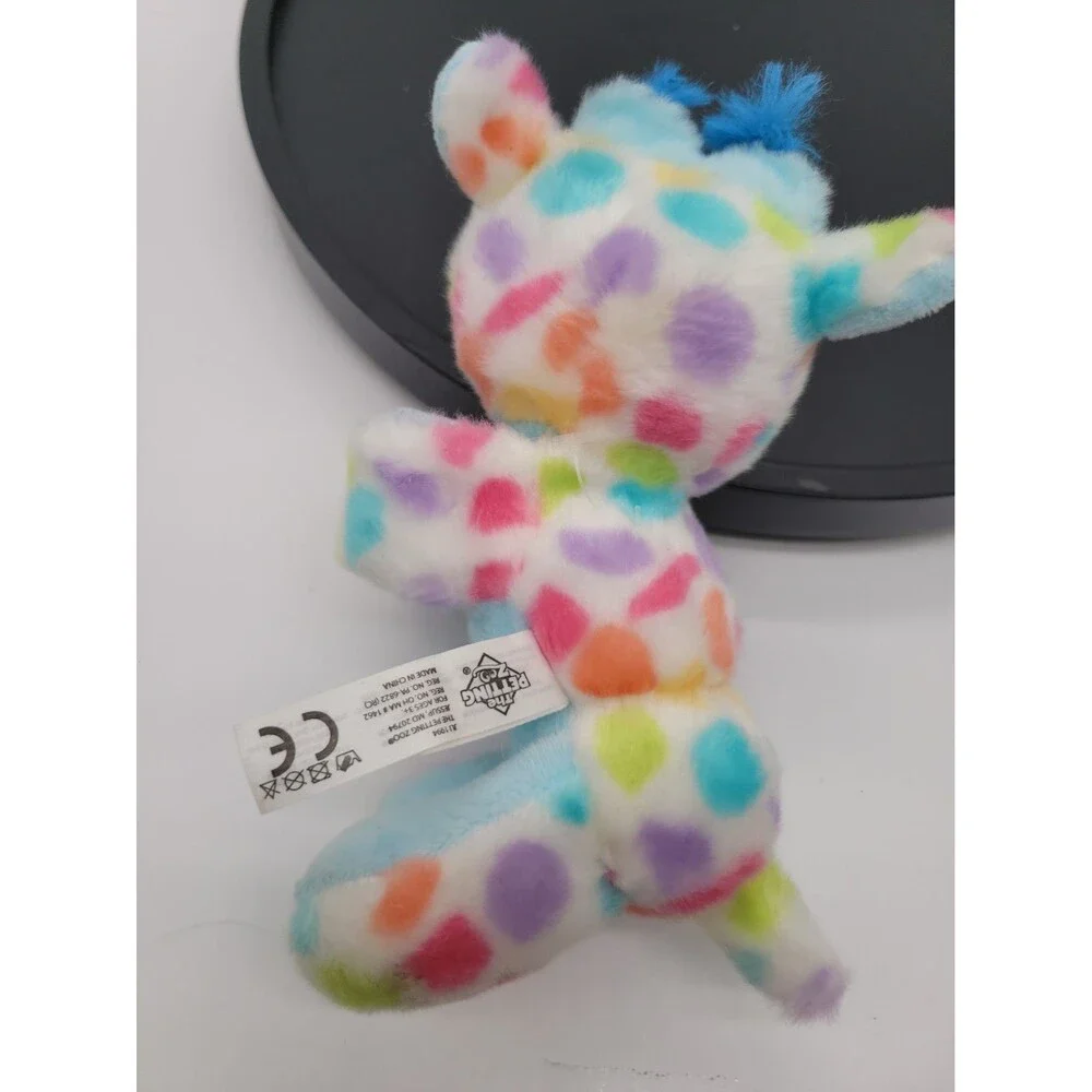 The Petting Zoo Giraffe Plush Hug Slap Bracelets Multicolor Polka Dots
